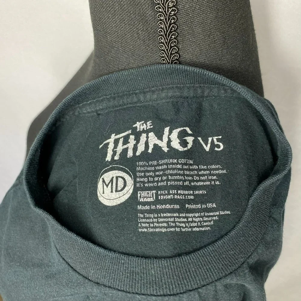 Fright Rags The Thing V5 Black Graphic T-shirt Size M - Picture 5 of 7